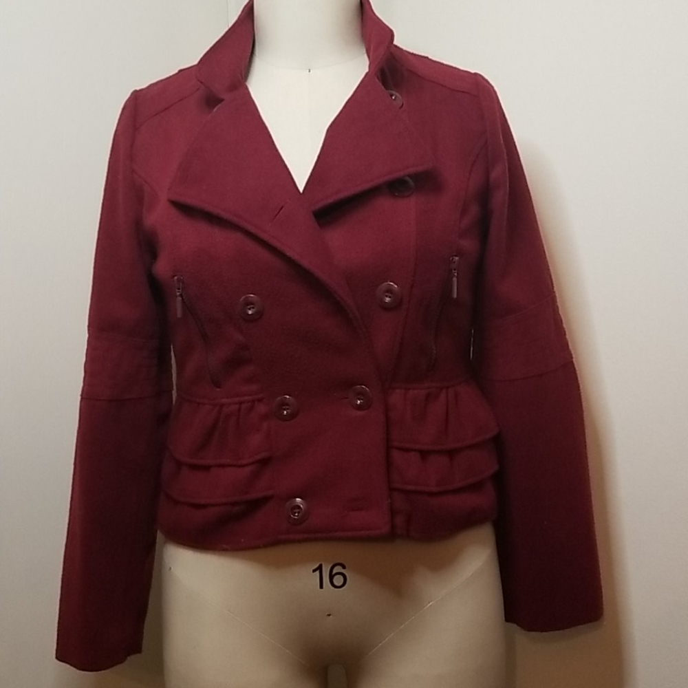 Yoki Double Breasted Peacoat